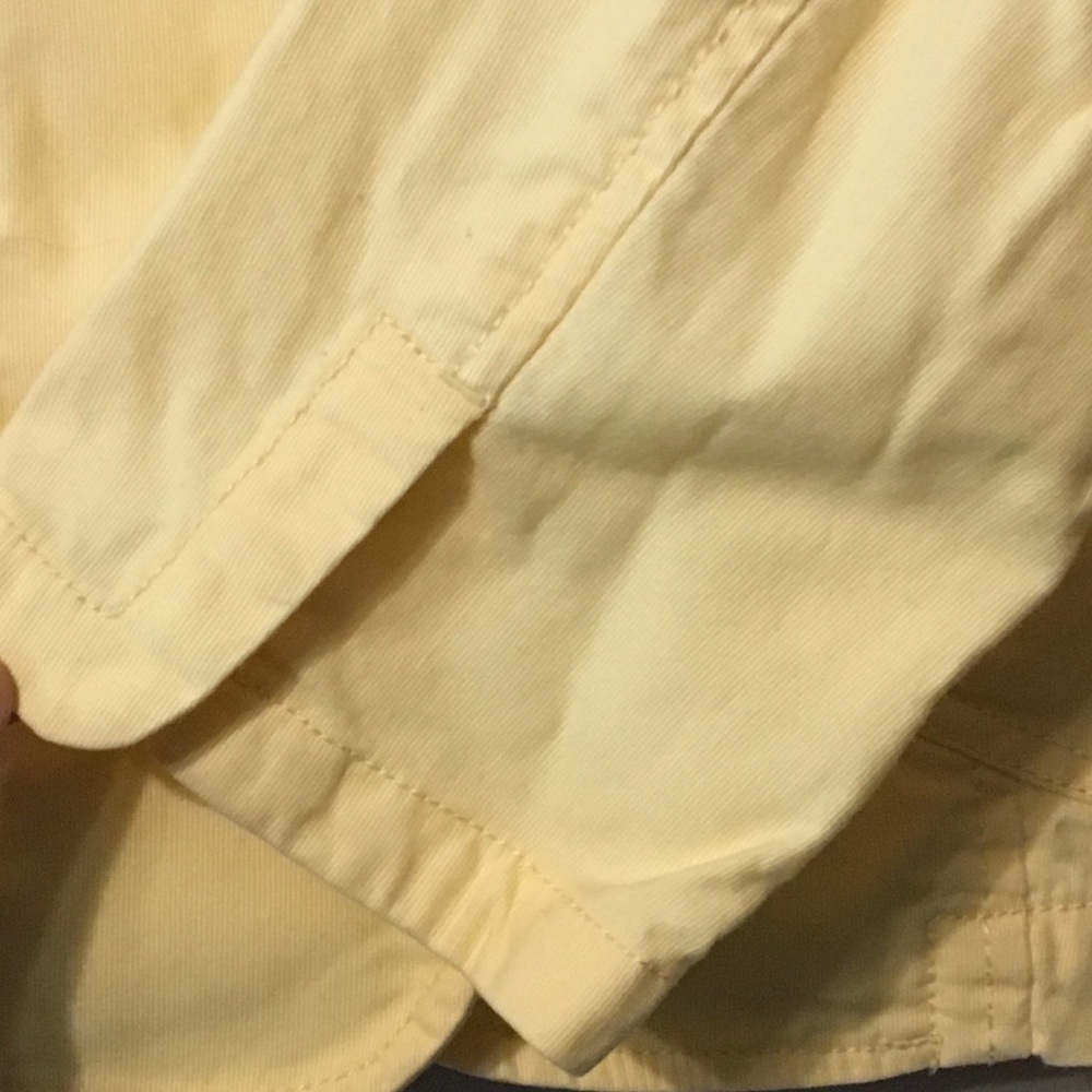 Eddie Bauer‎ cotton yellow utility jacket size 10 tailored - Picture 5 of 7